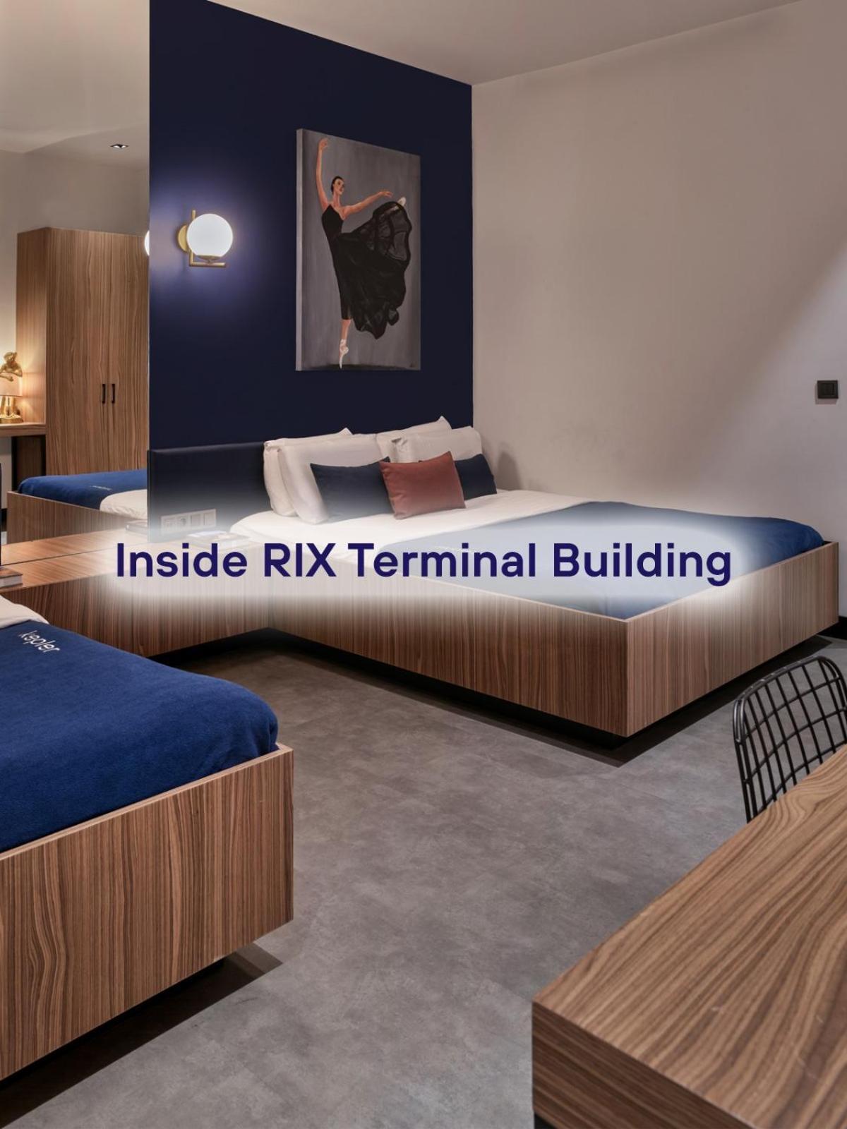 Ieki Kepler Club Riga Airport Hotel - Landside Public Area מראה חיצוני תמונה
