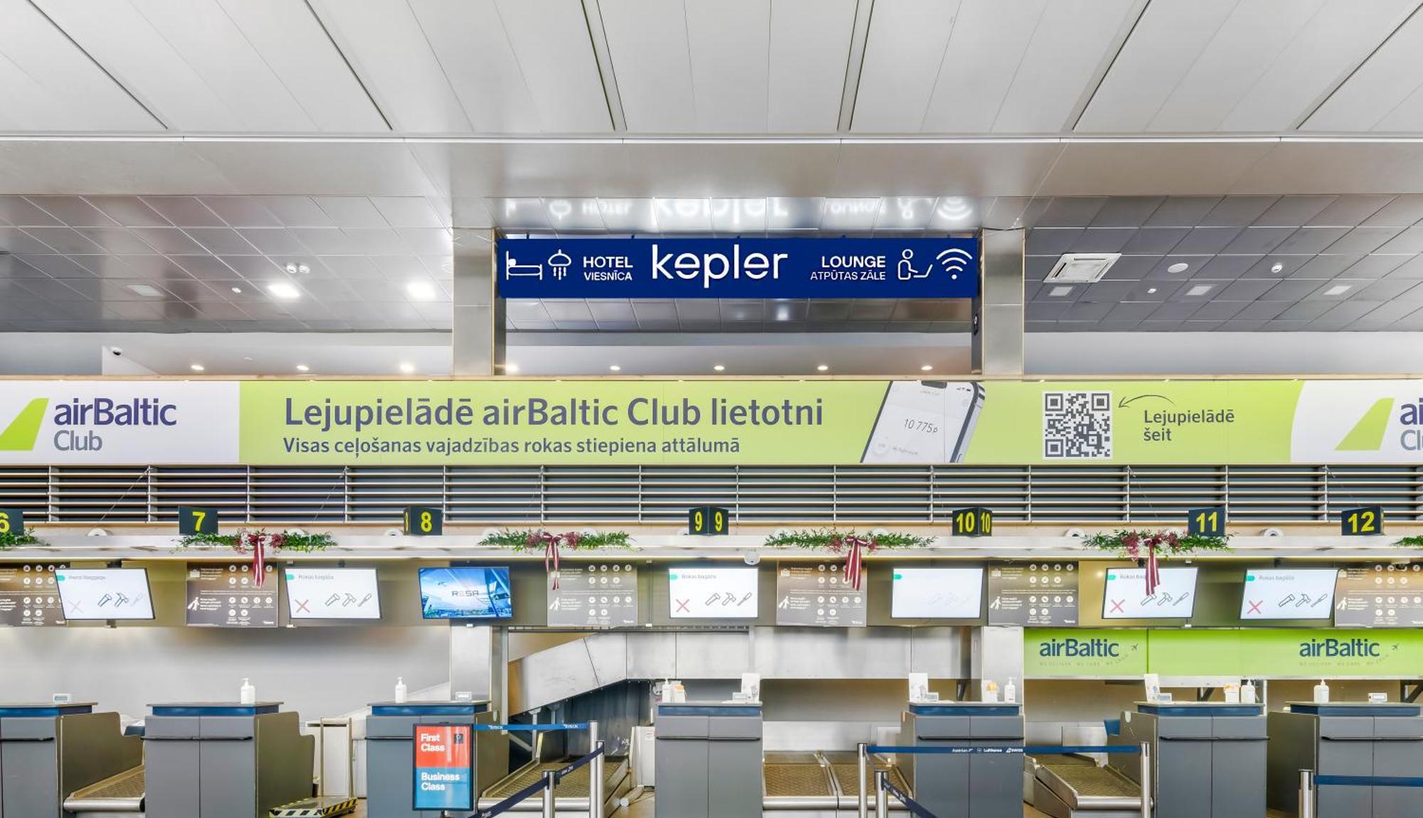 Ieki Kepler Club Riga Airport Hotel - Landside Public Area מראה חיצוני תמונה